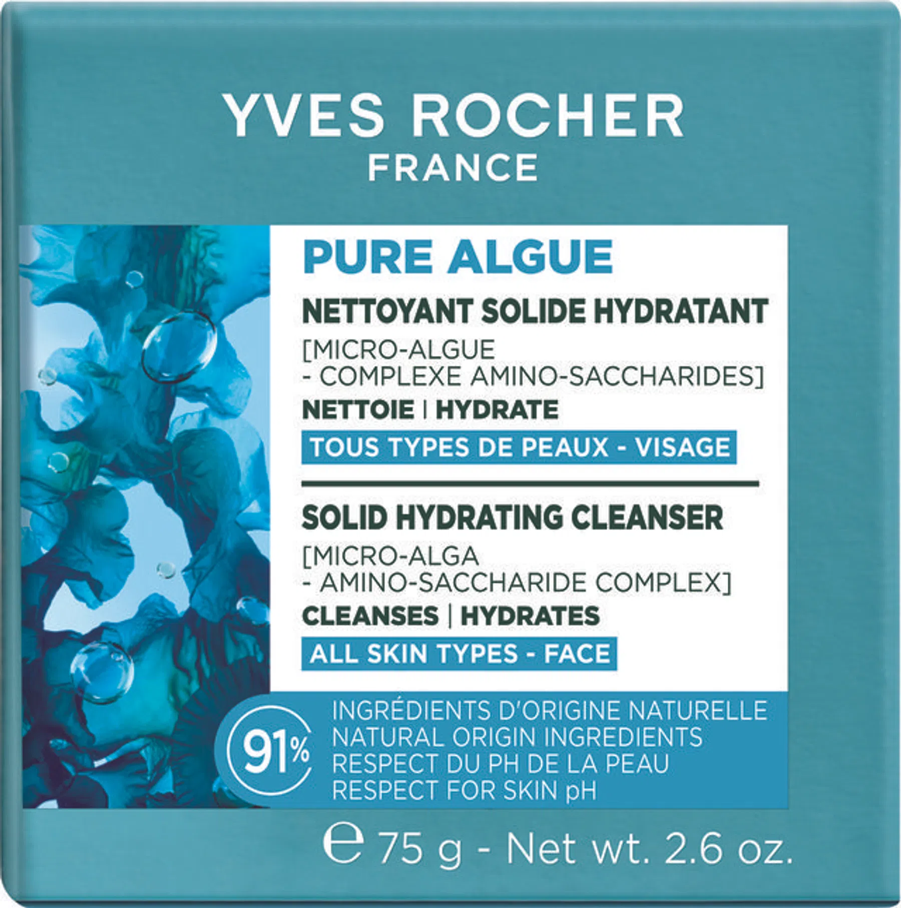 Solid hydraterende cleanser - Pure Algue van Yves Rocher